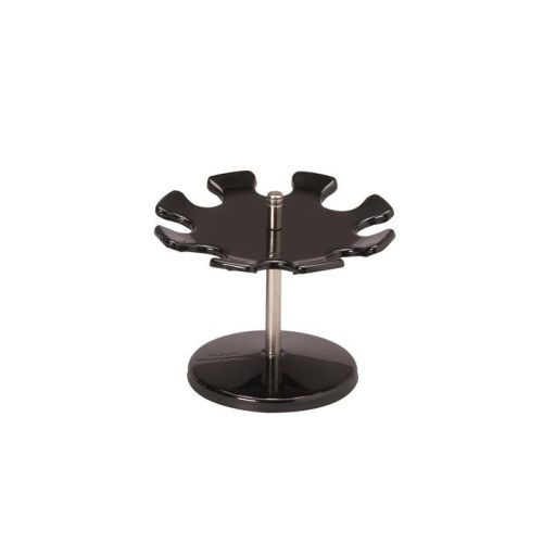 Bélyegző tartó állvány, kör, 1 szintes, 8 hely, MAUL, fekete