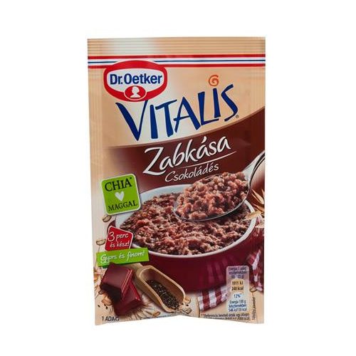 Zabkása, 60 g, DR. OETKER, "Vitalis", csokoládés