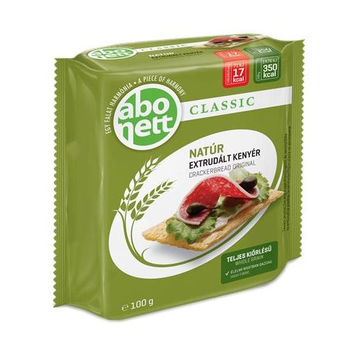 Extrudált kenyér, ABONETT, 100 g, natúr