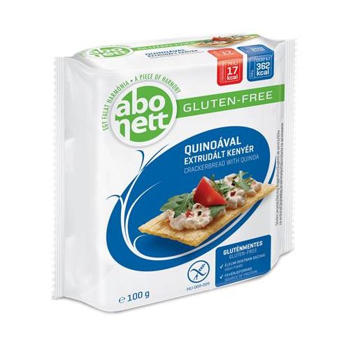 Extrudált kenyér, ABONETT, 100 g, quinoával, gluténmentes