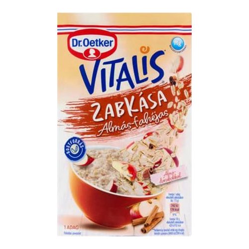 Zabkása, 48 g, DR. OETKER, "Vitalis", almás-fahéjas