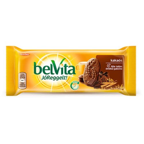 Keksz, 50 g, GYŐRI "Belvita Jó reggelt", kakaós