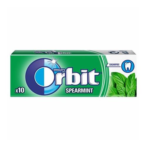 Rágó, 14 g, ORBIT "Spearmint drazsé"