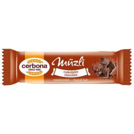 Müzliszelet, 20 g, CERBONA, csokoládés