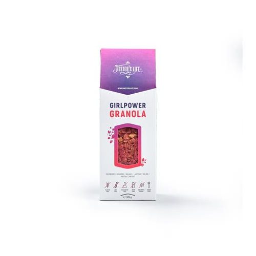 Granola, 320 g, HESTER'S LIFE "Girlpower", málnás