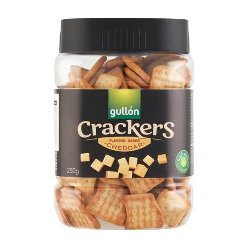 Kréker, 250 g, GULLÓN "Cracker", cheddar sajtos