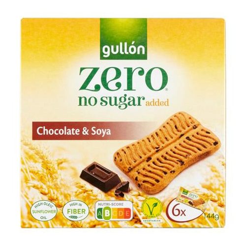 Keksz, 144 g, GULLÓN "Snack", csokoládés