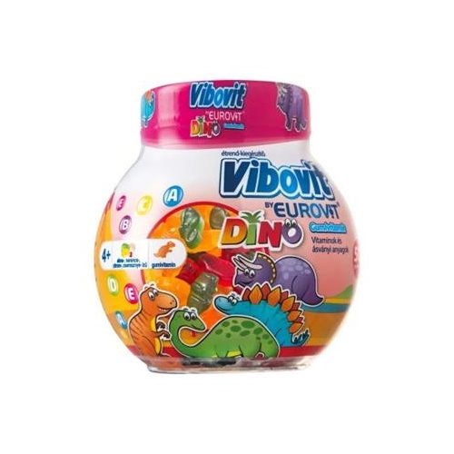 Étrend-kiegészítő gumivitamin, 50 db, VIBOVIT, dino