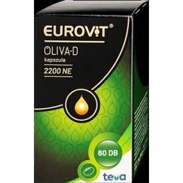   Étrend-kiegészítő kapszula, 60 db, EUROVIT, OLIVA-D 2200NE