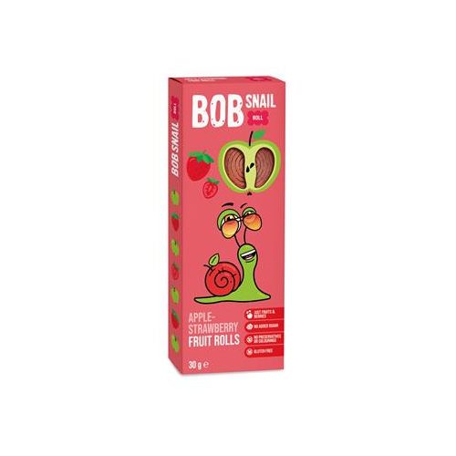 Gyümölcstekercs, 30 g, BOB SNAIL, alma-eper