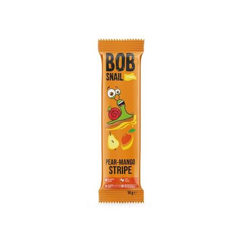 Gyümölcsszelet, 14 g, BOB SNAIL, körte-mangó