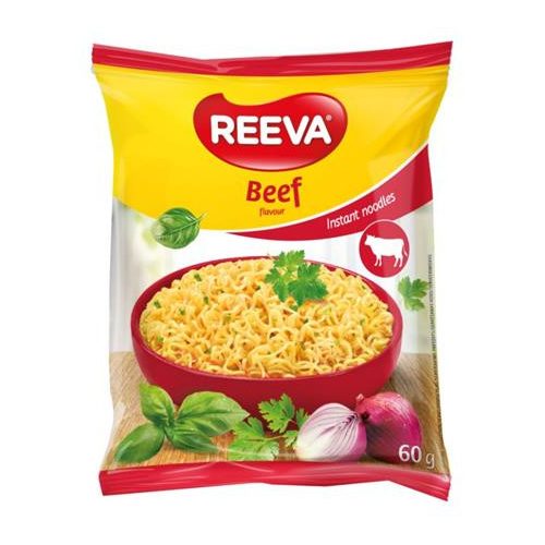 Instant tésztaleves, 60 g, REEVA, marhahúsos íz