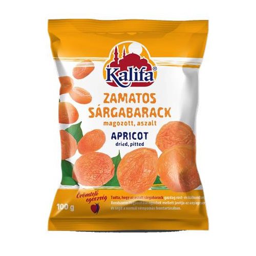 Aszalt sárgabarack, 100 g, KALIFA