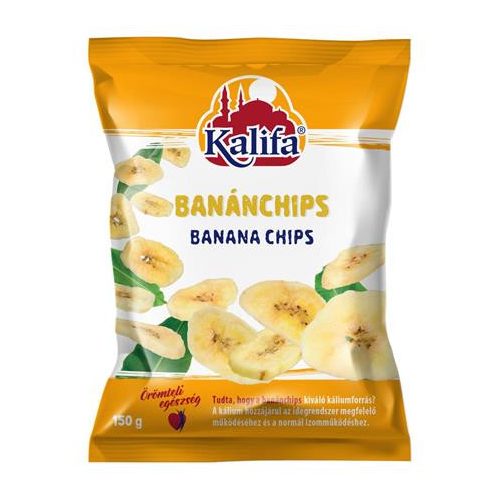 Aszalt banánchips, 150 g, KALIFA