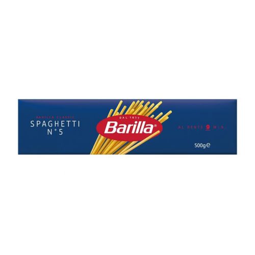 Száraztészta, durum, 500 g, BARILLA "Spaghetti"