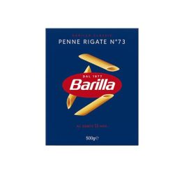   Száraztészta, durum, 500 g, BARILLA "Penne Rigate"