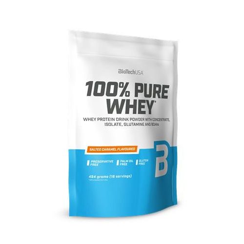 Táplálékkiegészítő, 454g, BIOTECH USA, sós karamell