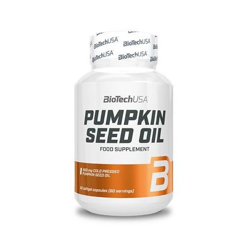 Étrend-kiegészítő tabletta, 60 tabletta, BIOTECH USA "Pumpkin Seed Oil"