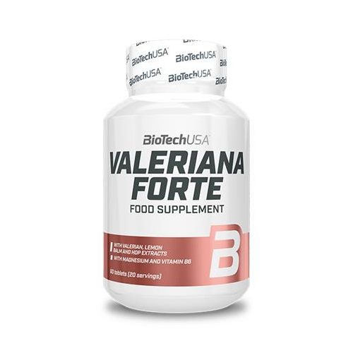 Étrend-kiegészítő tabletta, 60 tabletta, BIOTECH USA "Valeriana Forte"