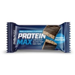   Fehérjeszelet, gluténmentes, 45g, BIOTECH USA "Protein Max", kókusz-vanília