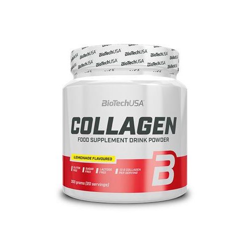 Étrend-kiegészítő italpor, 300g, kollagénnel, BIOTECH USA, limonádé