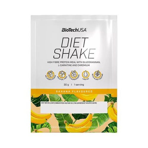 Étrend-kiegészítő italpor, 30g, BIOTECH USA "Diet Shake", banán