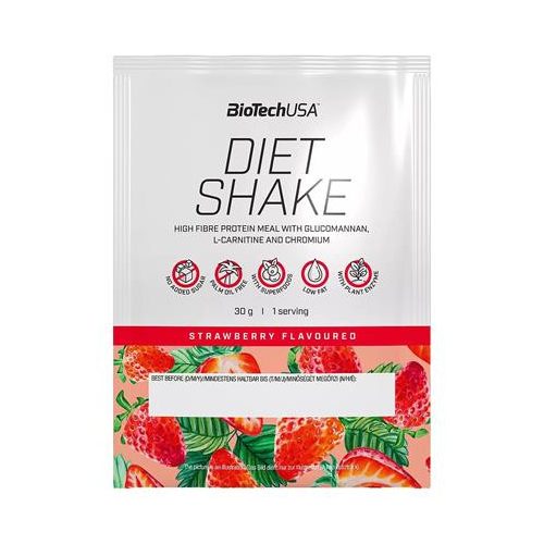 Étrend-kiegészítő italpor, 30g, BIOTECH USA "Diet Shake", eper