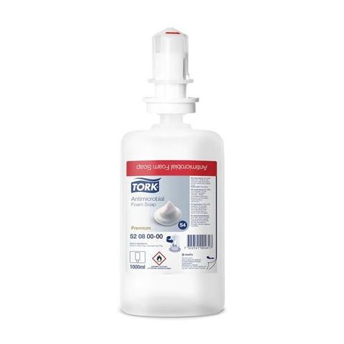 Habszappan, fertőtlenítő, 1 l, S4 rendszer, TORK, átlátszó