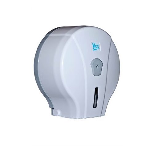 Toalettpapír adagoló, 26x24x13 cm, "Yes", fehér