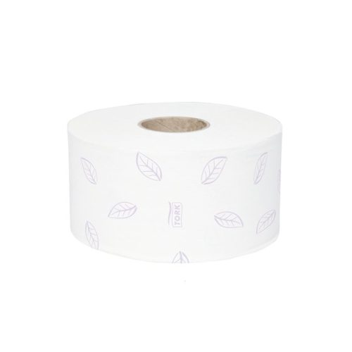 Toalettpapír, T2 rendszer, 3 rétegű, 18,7 cm ámérő, Premium, TORK "Mini Jumbo", fehér
