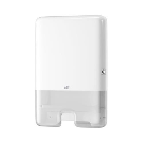 Kéztörlő adagoló, Interfold hajtogatás, H2 rendszer, Elevation, TORK "Xpress Multifold", fehér