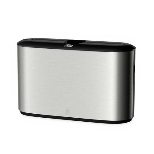 Kéztörlő adagoló, pultra tehető, H2 rendszer, Image Line, TORK "Xpress Multifold", rozsdamentes