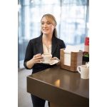 Szalvéta adagoló, 19,3x20,3x13,6 cm, N4 rendszer, Signature line, TORK "Xpressnap", barna