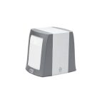 Szalvéta adagoló, 13,1x10,1x14,7 cm, N2 rendszer, Classic line, TORK "Fastfold", alumínium/szürke