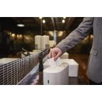 Kéztörlő adagoló, Interfold hajtogatás, pultra tehető, H2 rendszer, Elevation, TORK "Xpress Multifold", fehér