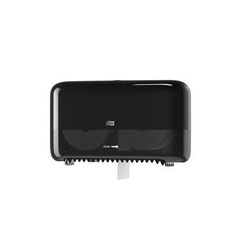 Toalettpapír adagoló, belsőmag nélküli, T7 rendszer, Elevation, TORK "Mid-size", fekete