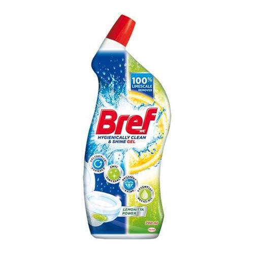 WC-tisztítógél, 700 ml, BREF, citrus