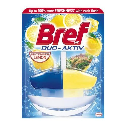 WC illatosító gél, 50 ml, BREF "Duo Aktiv", citrus