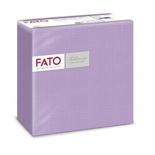 Szalvéta, 1/4 hajtogatott, 40x40 cm, FATO "Airlaid Shade", lila