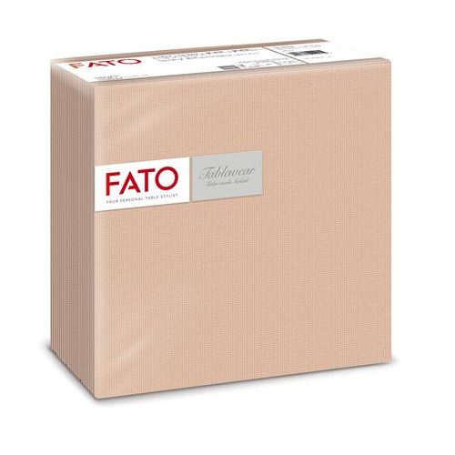 Szalvéta, 1/4 hajtogatott, 40x40 cm, FATO "Airlaid Shade", cappuccino