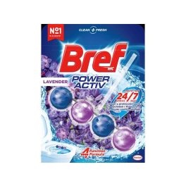   WC illatosító golyók, 50 g, BREF "Power Aktiv", levendula