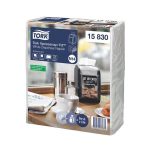 Szalvéta, adagolós, 2 rétegű, 21,3x16,5 cm, N14 rendszer, Advanced, TORK "Xpressnap Fit", fehér