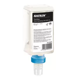   Kézfertőtlenítő gél, alkoholos, 500 ml, szenzoros adagolóba, KATRIN, "Touchfree"