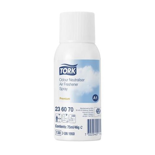 Szagsemlegesítő spray, 75 ml, TORK, átlátszó