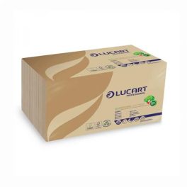   Szalvéta, 1/4 hajtogatott, 30x30 cm, LUCART "Econatural 130T", havanna barna