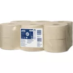 Toalettpapír, T2 rendszer, 2 rétegű, 19 cm átmérő, Advanced, TORK "Mini Jumbo", natúr