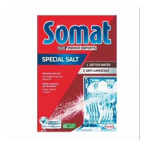 Mosogatógép vízlágyító só, 1,5 kg, SOMAT