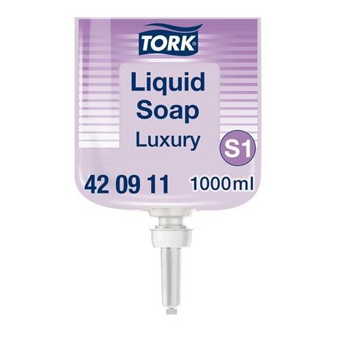 Folyékony szappan, 1 l, S1 rendszer, TORK "Luxury", lila