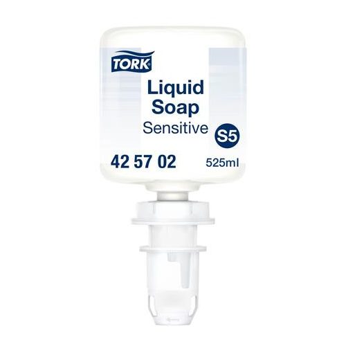 Folyékony szappan, 0,525 l, S5 rendszer, TORK "Mini", érzékeny bőrre, fehér