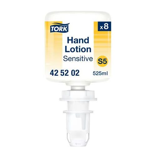 Hidratáló krém, 0,525 l, S5 rendszer, Premium, TORK "Mini", érzékeny bőrre, fehér